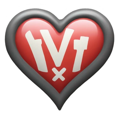 A heart with the word “victoria” in it sticker