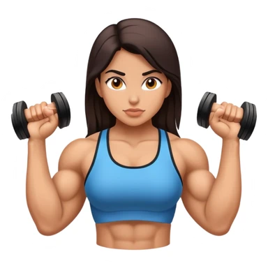 strong girl Hispanic sticker