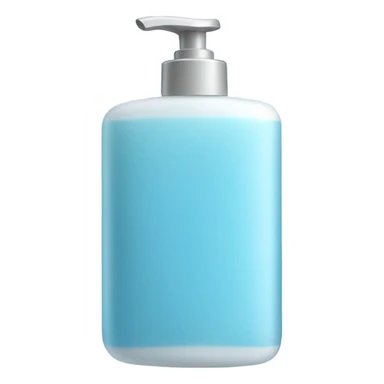 light blue body wash bar sticker