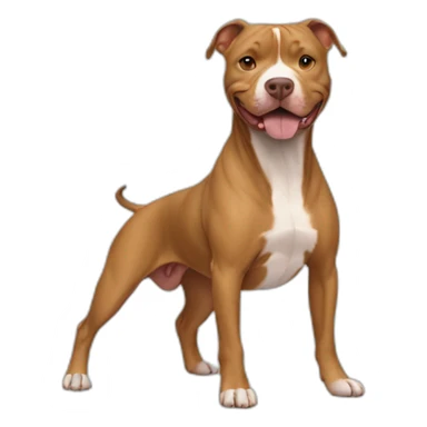tan-pitbull sticker