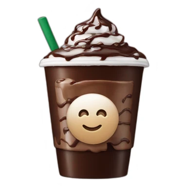 Starbucks with chocolate syrup sticker