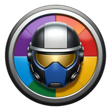 Tom Clancy rainbow six siege logo sticker