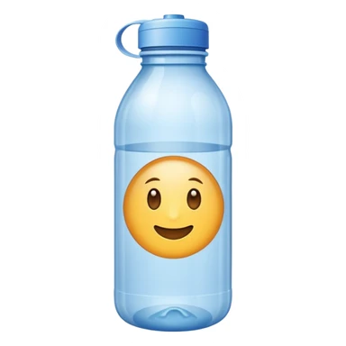 Plastic recyclable Water bottle sticker