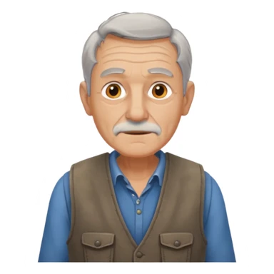 1800's europian Old male sticker