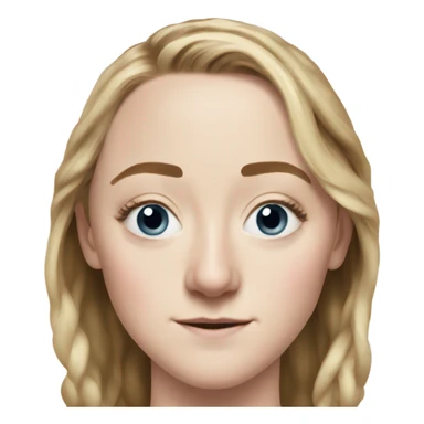 Saoirse Ronan realistic sticker