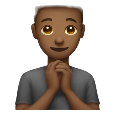 person thinking rainbow sticker