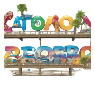 Daytona beach sign  sticker