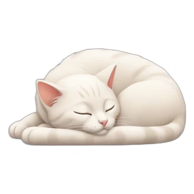 Cat sleep sticker