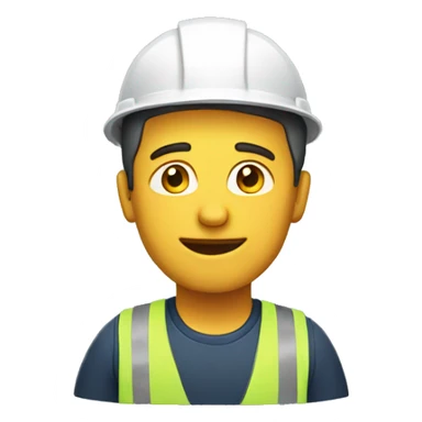 man work ingener sticker