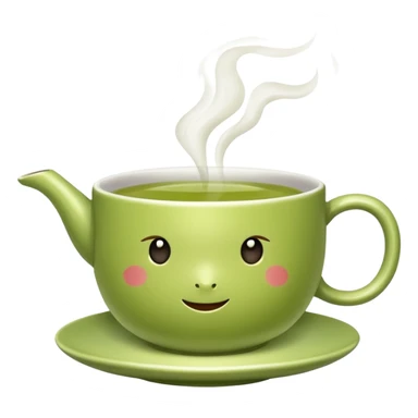 cup of green tea sticker