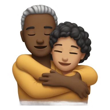 Two people cuddling sticker