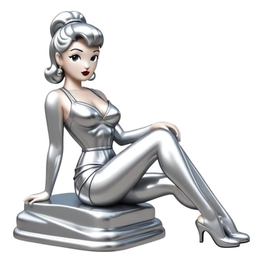 sorayama statue pin up sfw sticker