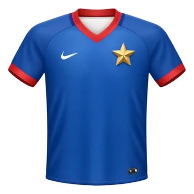 French football Jersey two stars  sticker