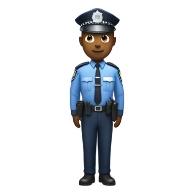 Police office with uk police gear - no hat sticker