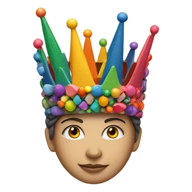 crayon crown sticker