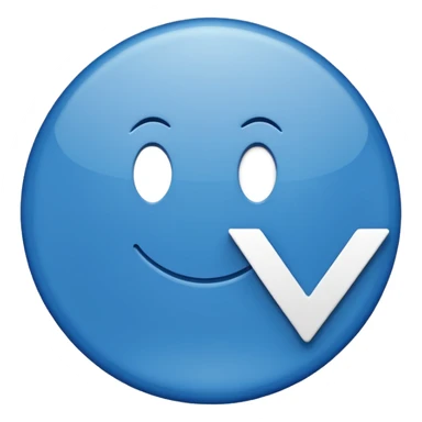 Tik Tok verify emoji  text sticker