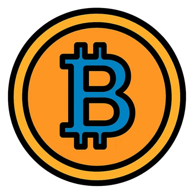 bitcoin coin sticker