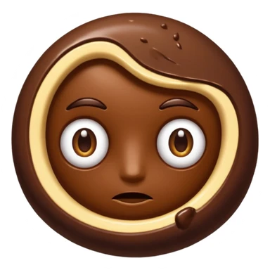 Une chocolatine qui rigole sticker