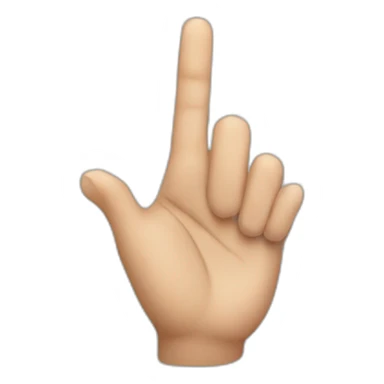 Finger of singer rapper jul sticker