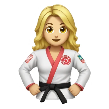 female brazilian jiu jitsu sticker