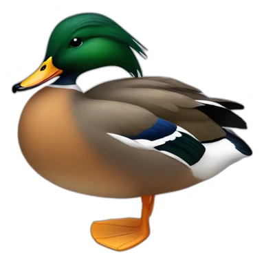 mallard duck sticker