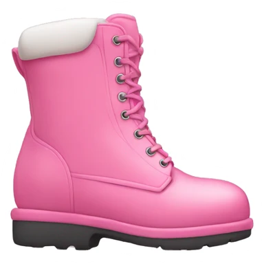pink boot sticker