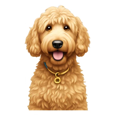 Golden doodle sticker