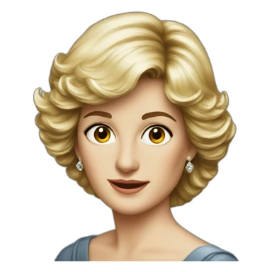 lady diana young sticker