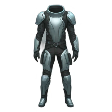 futuristic Technomancer armored pants sticker