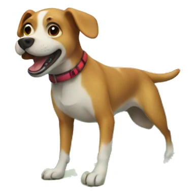 Dog surfing in the sea sticker