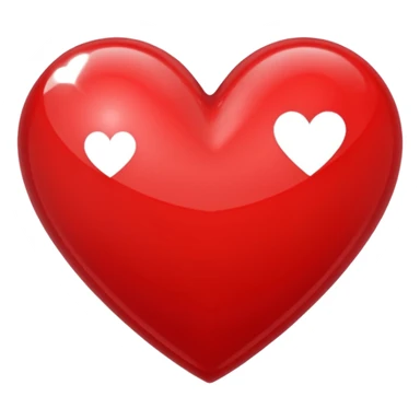 Una p dentro de un corazón rojo sticker