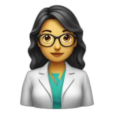 data scientist woman sticker