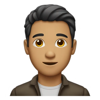 Hombre joven cansado sticker