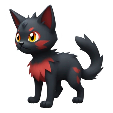 Litten-Zorua full body sticker