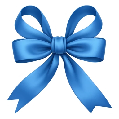 Laço azul sticker