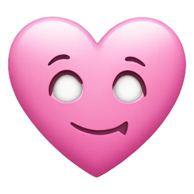 Pink heart with stars sticker