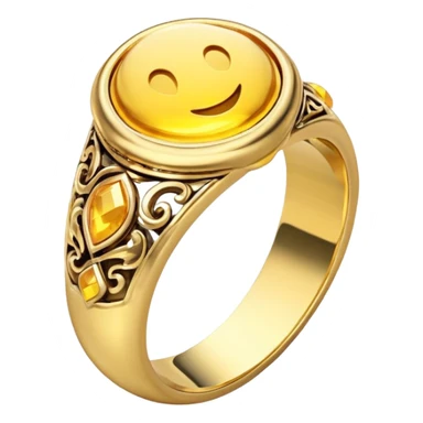 LoTR gold ring sticker