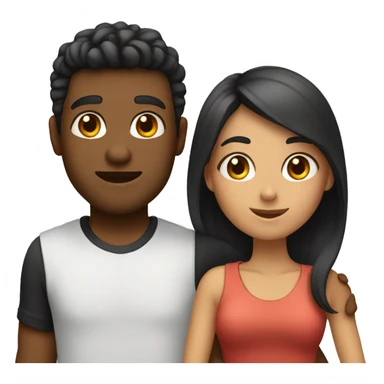 boyfriend and girlfriend sticker