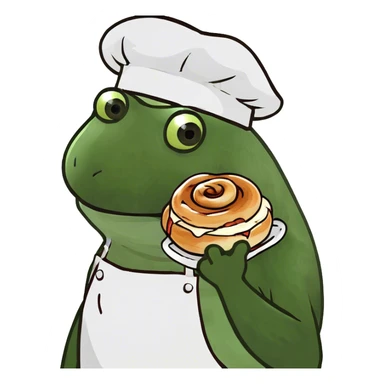 Cinnamon bun sticker