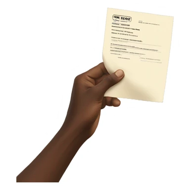 hand holding eviction notice sticker