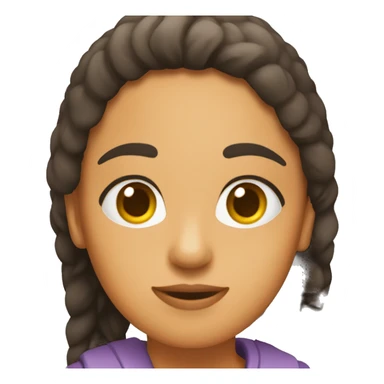 Chica haicnedo sentadillas sticker