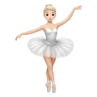 Bailarina de ballet cuerpo completo sticker