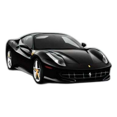 ferrari black sticker
