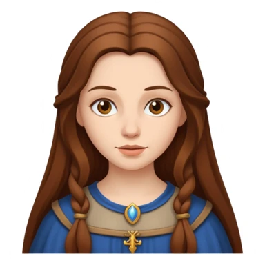 medieval woman  sticker