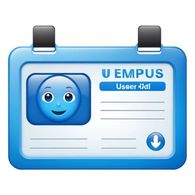 user id card sticker