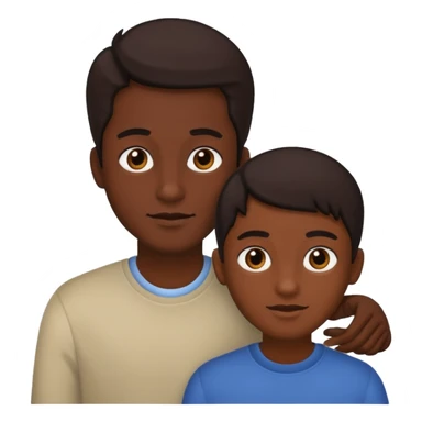 two dark skinned friends sticker