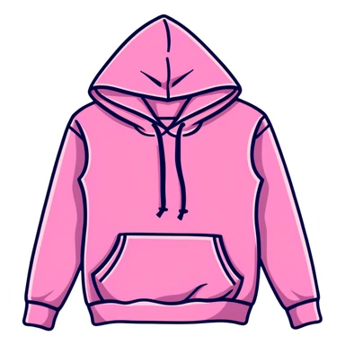 Pink hoodie with Victoria's Secret PINK logo sticker