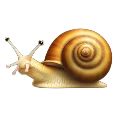 Snail with lean sticker