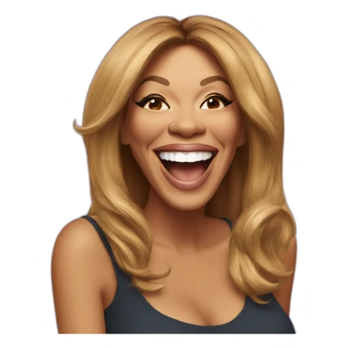 Wendy Williams laughing sticker