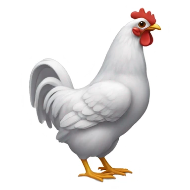 Chat qui mange un poulet  sticker